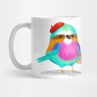 Lilac Breasted Roller Bird Artist Mug